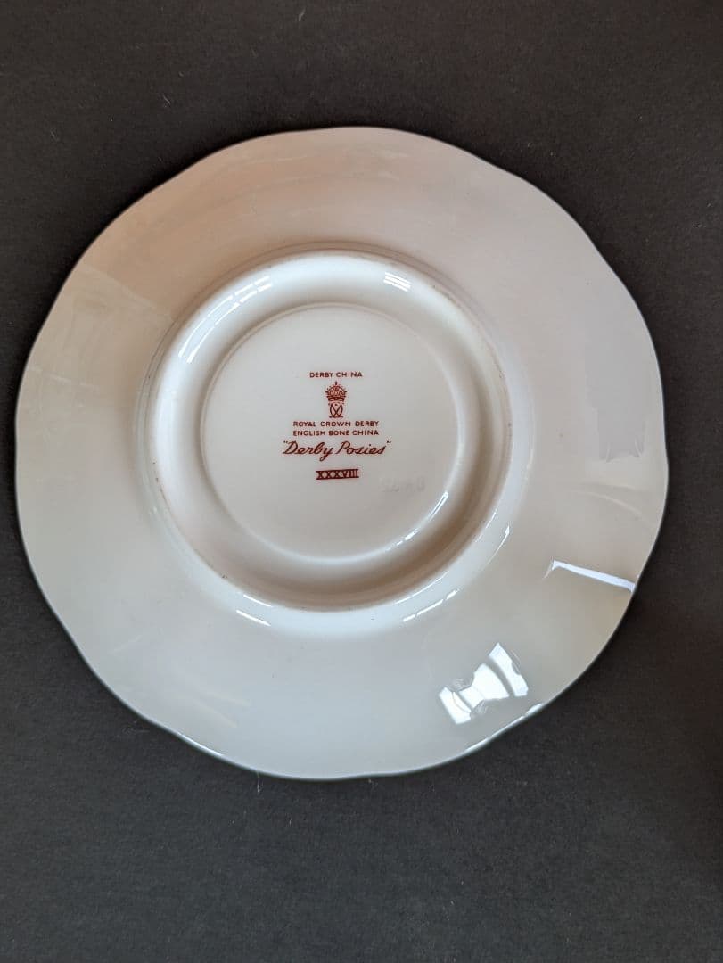 イギリス アンティーク ロイヤルクラウンダービー コーヒーカップ トリオ