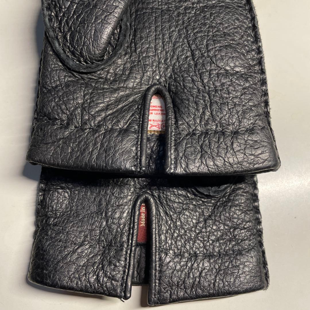 デンツ ペッカリー ブラック サイズ7-1/2 カシミア製ライニング