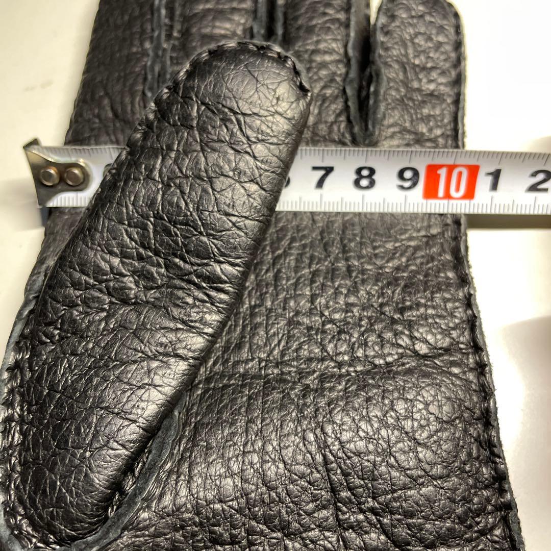 デンツ ペッカリー ブラック サイズ7-1/2 カシミア製ライニング