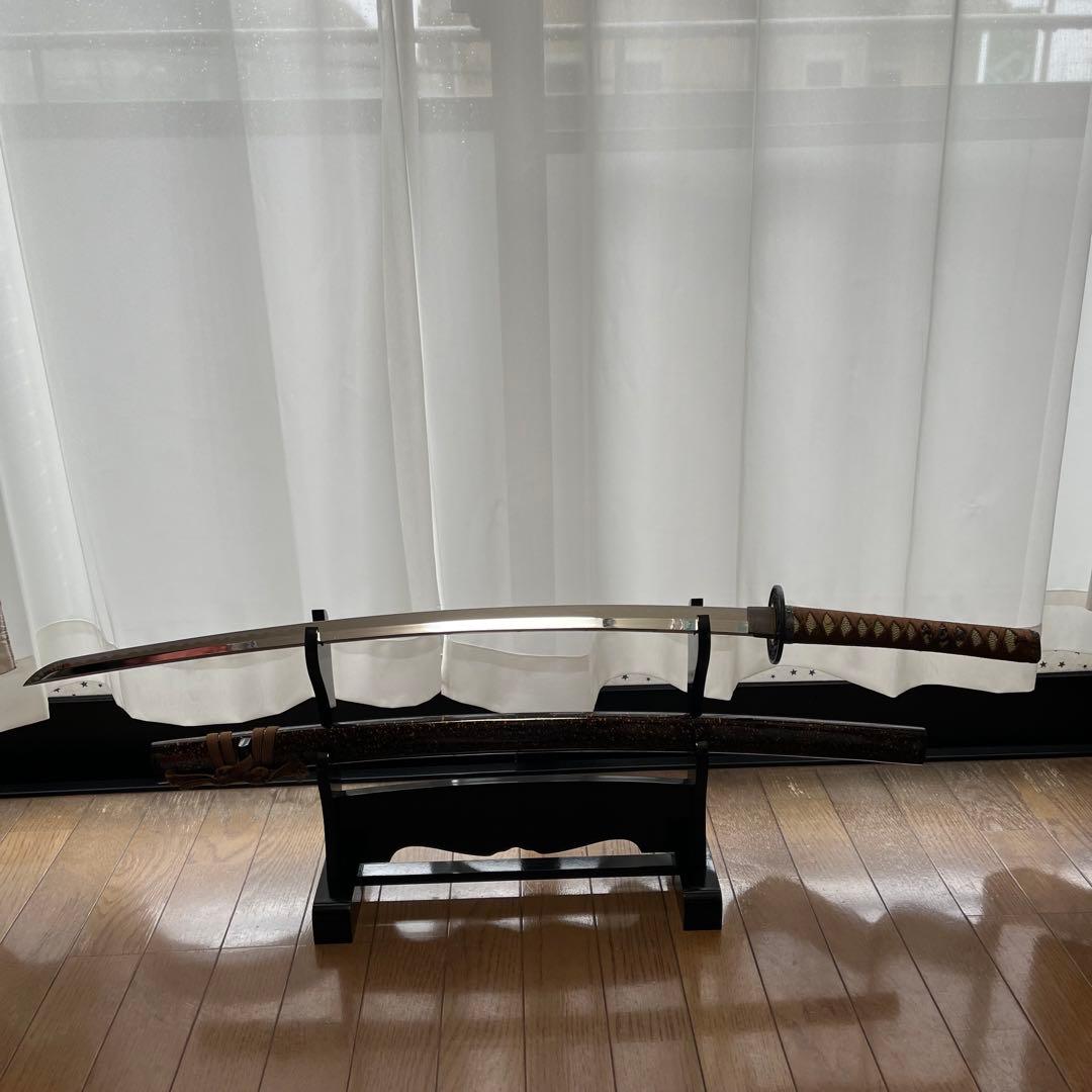 高級模造刀　茶色の柄 茶色の鞘