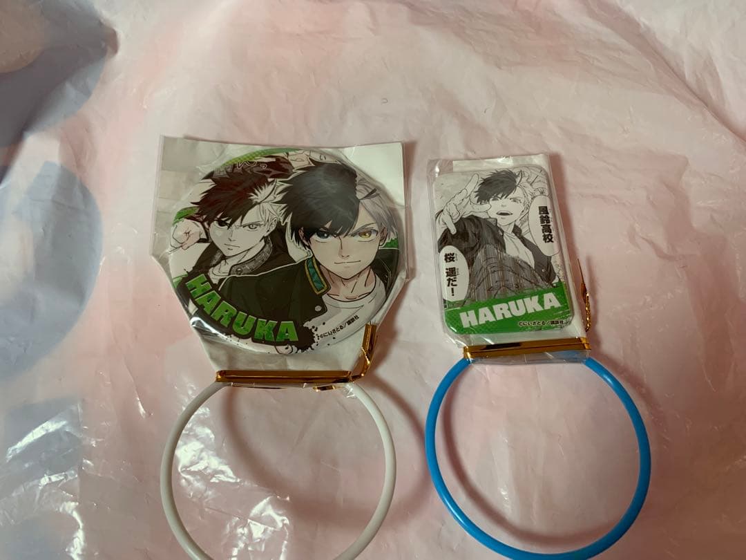 新品未使用 桜2種 ウィンドブレイカー 缶バッジ SEGA限定①