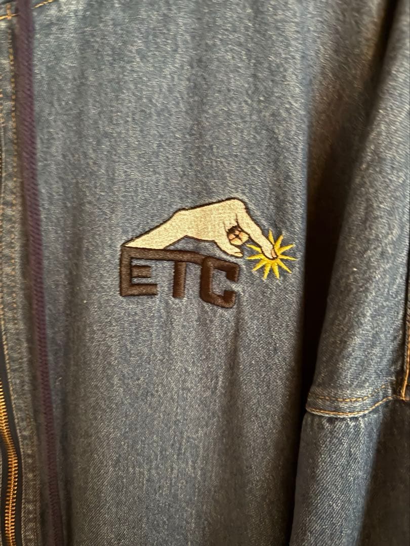 パンクドランカーズ　ETCデニムパーカ　INDIGO XL