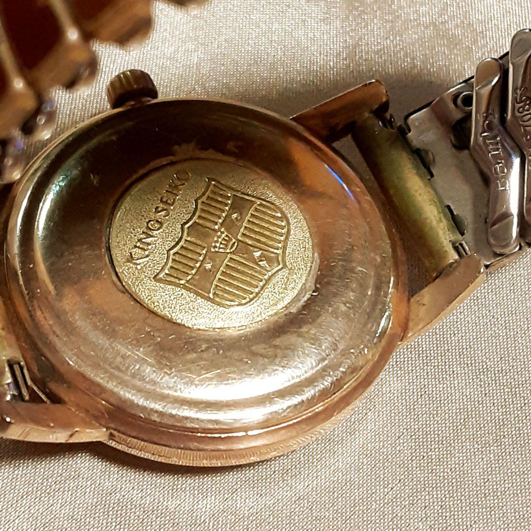 キングセイコー　ファースト　ゴールド 手巻きメンズ腕時計　稼働品