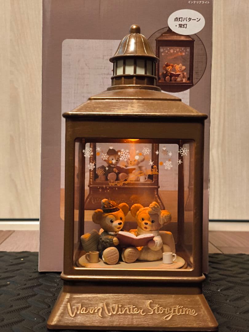 【美品!】ダッフィー＆シェリーメイ ウォームウィンター ストーリータイム ライト