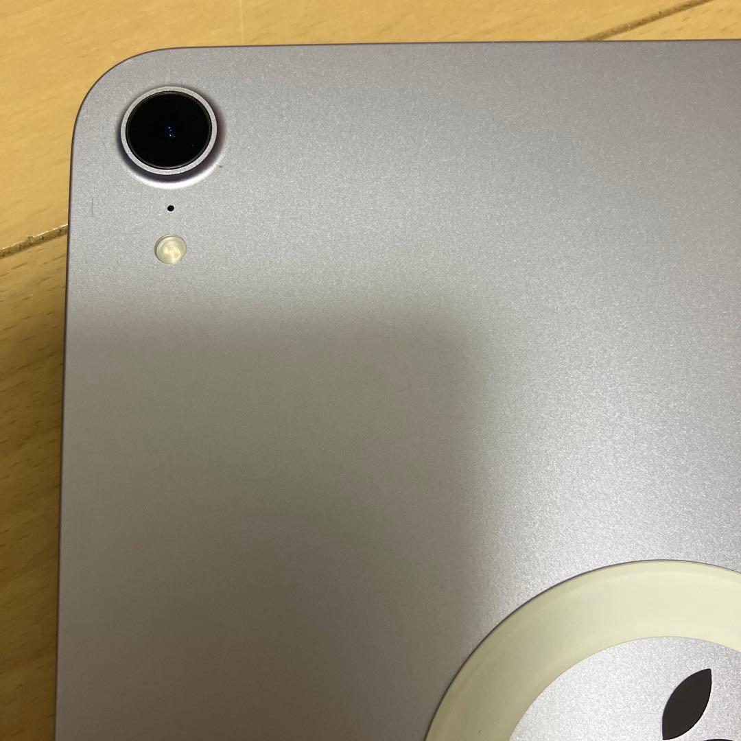 iPad mini パープル ブラックカバー付き