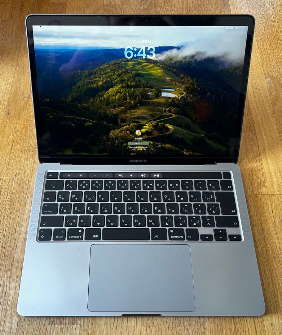 MacBook本体 Macbook Pro 2020 16GB/512GB intel corei7