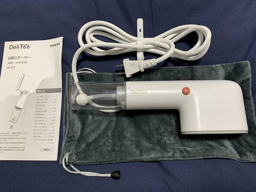 衣類スチーマーで簡単シワ伸ばし・脱臭・除菌