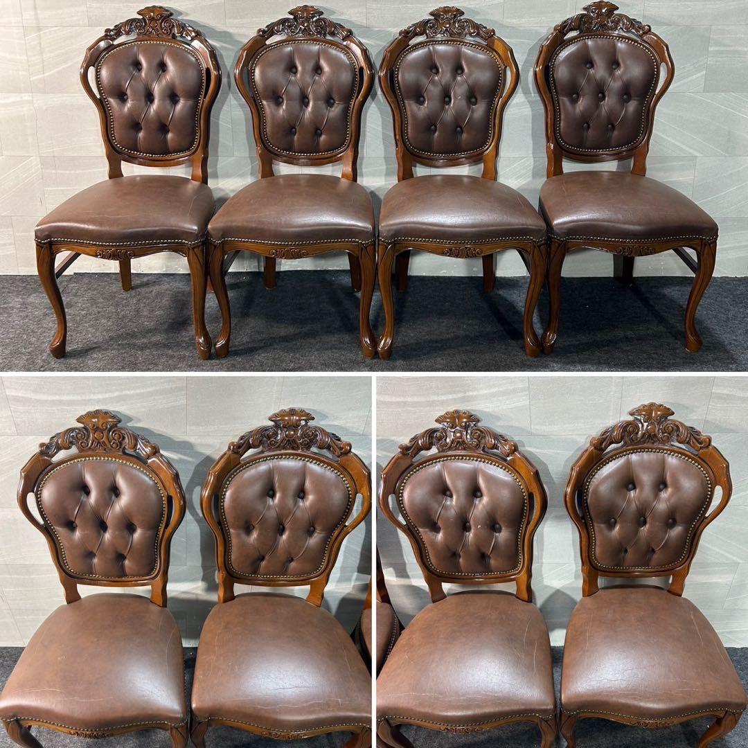 ダイニング7点セット イタリア ダイニングテーブル ダイニングチェア d3577