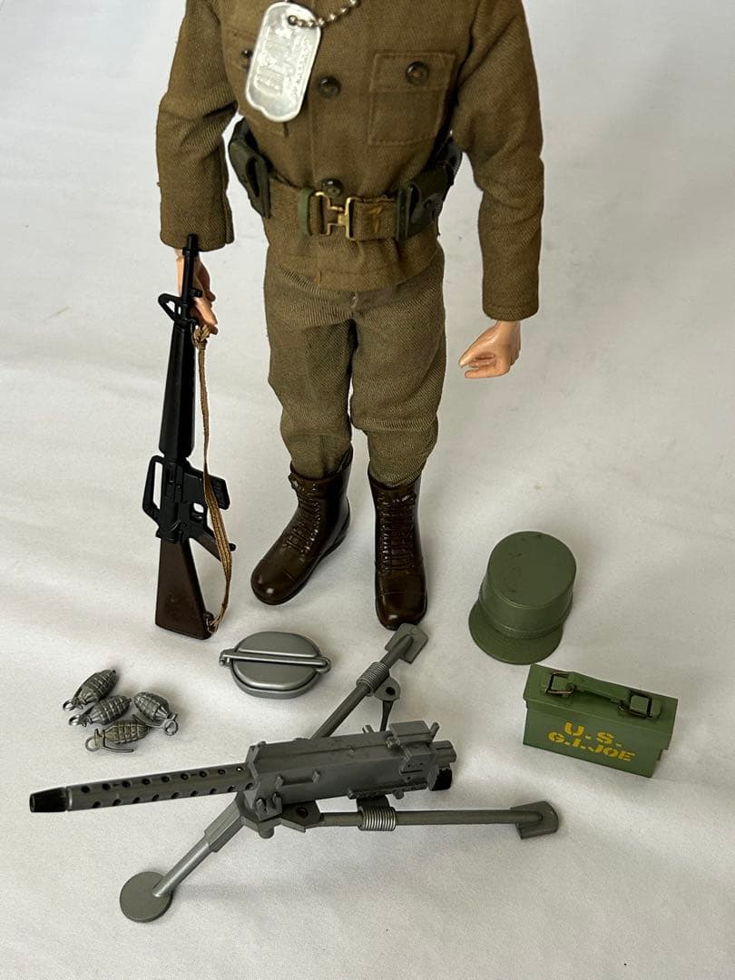 ビンテージGIジョー　1964 アクションソルジャーセット②元箱付き　ハスブロ