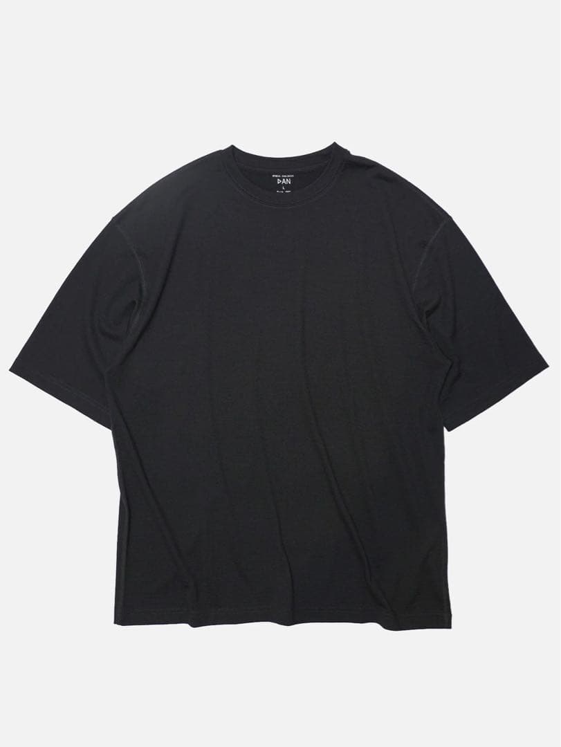 【新品】 DAN Wool Oversized Tee Black