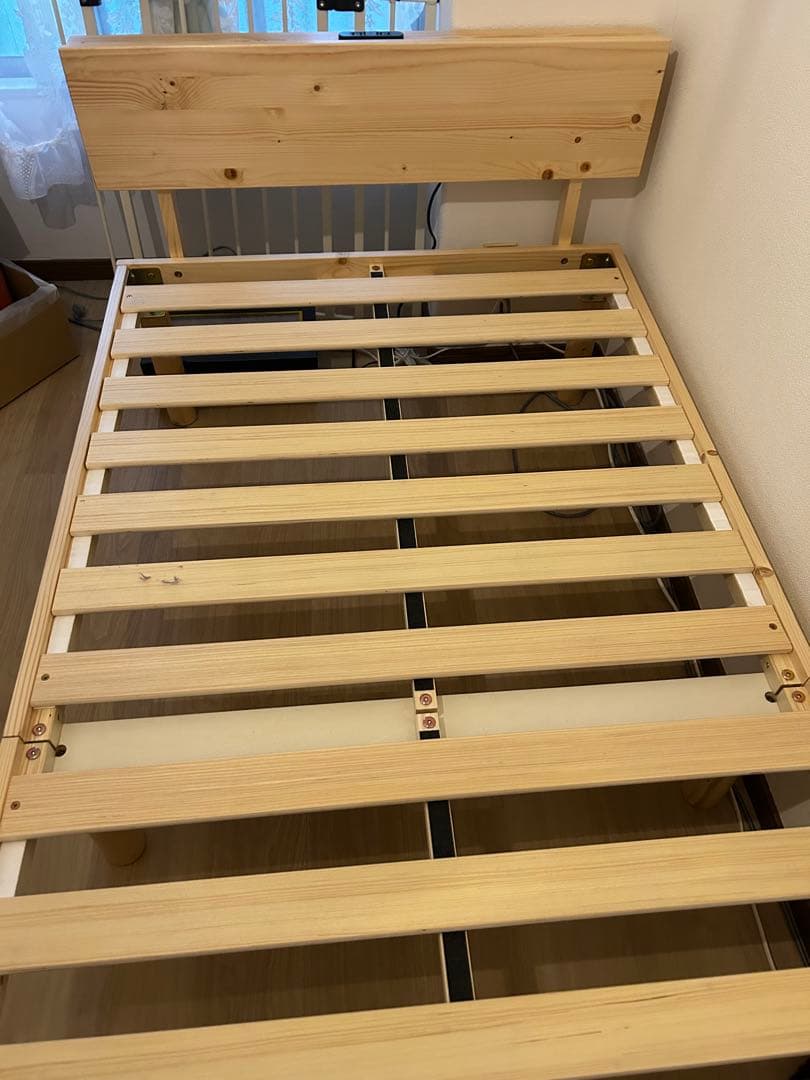 【美品】タンスのゲン シングルベッドフレーム