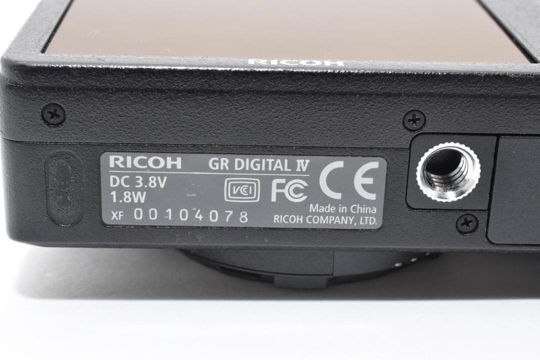 リコー　RICOH GR DIGITAL IV ≪S数4060回≫