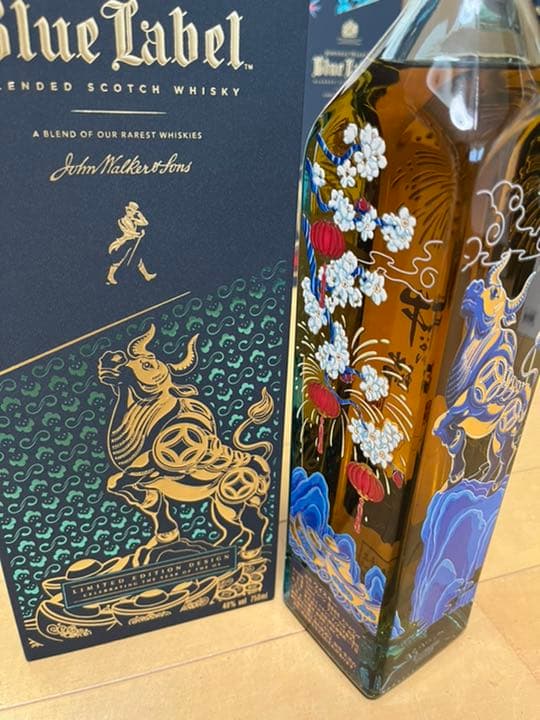 ジョニーウォーカーブルーラベルリミテッド龍 丑 寅3種セット