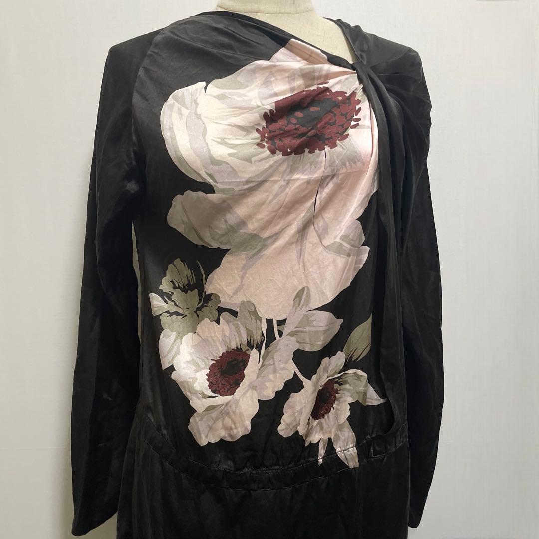 ARMANI COLLEZIONI アルマーニ フラワー ドレス ワンピース