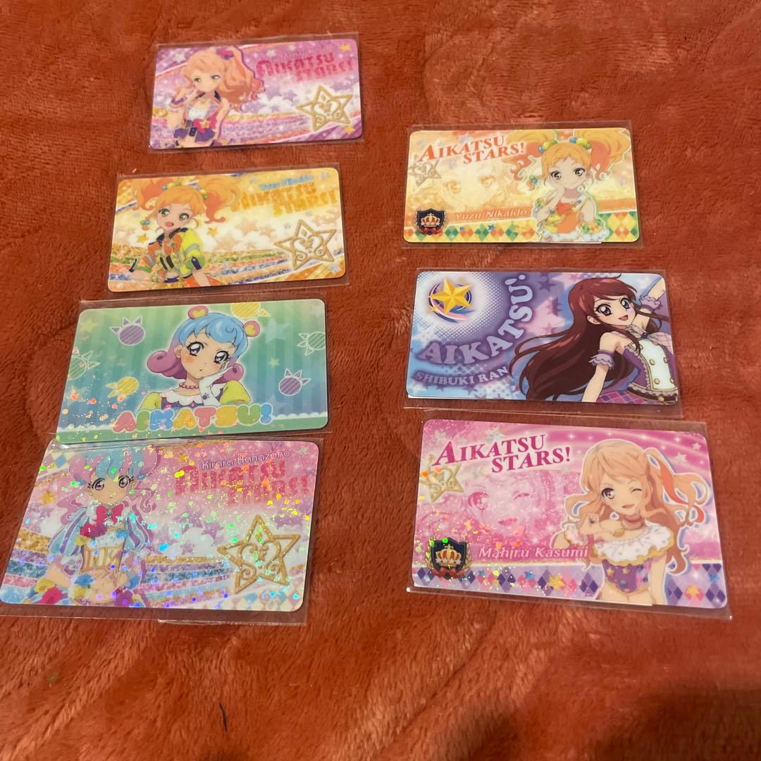 アイカツ　アイカツスターズ　ファン証明書　まとめ売り 7枚