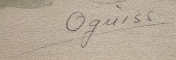 荻須高徳 【モントルグイユ通り】リトグラフ