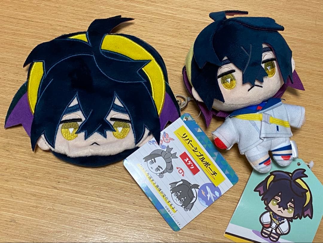 ポケモンセンター　スグリ　ぬいぐるみマスコット　リバーシブルポーチ