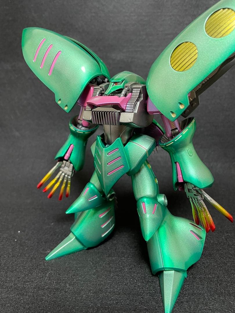 HG 1/144 キュベレイ キャンディー塗装 完成品 全塗装 エアブラシ