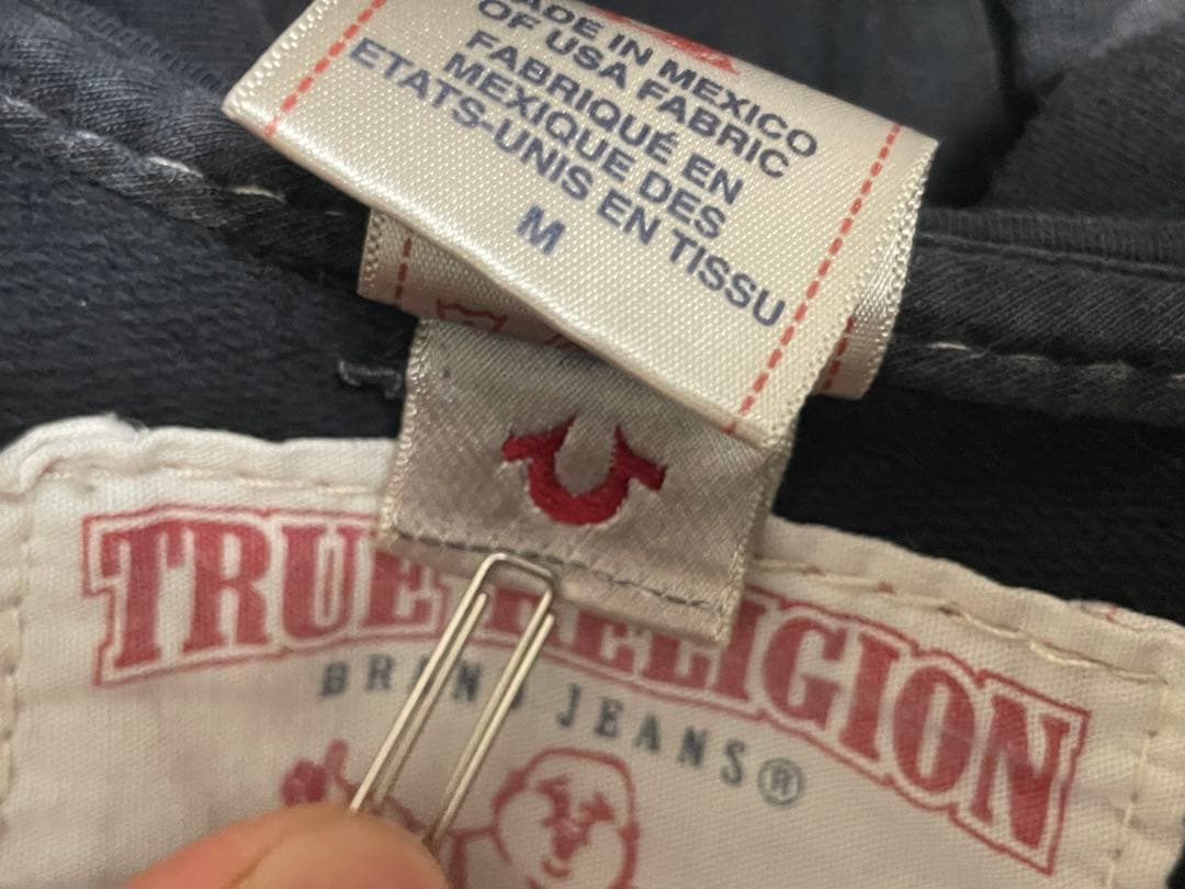 True Religion Hoodie パーカー M ブラック