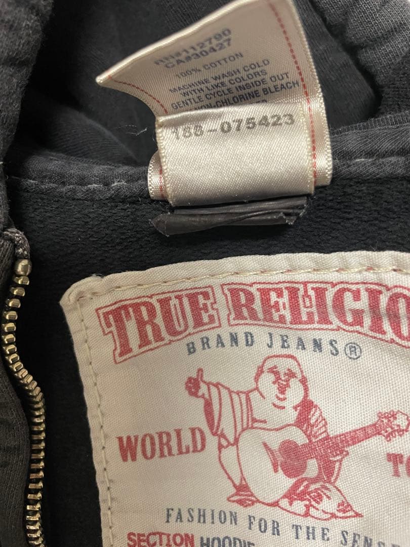 True Religion Hoodie パーカー M ブラック