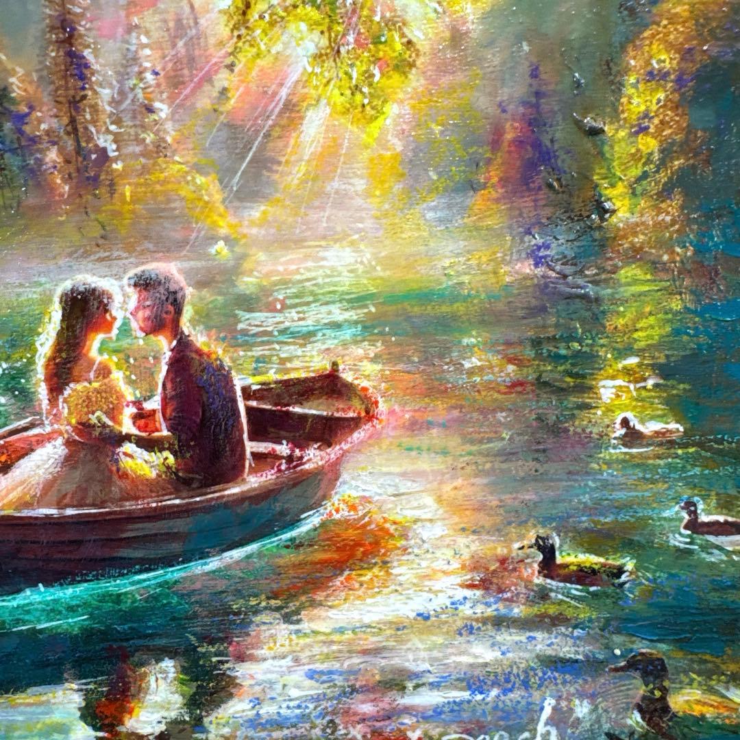 ○水面に委ねて… 絵画原画