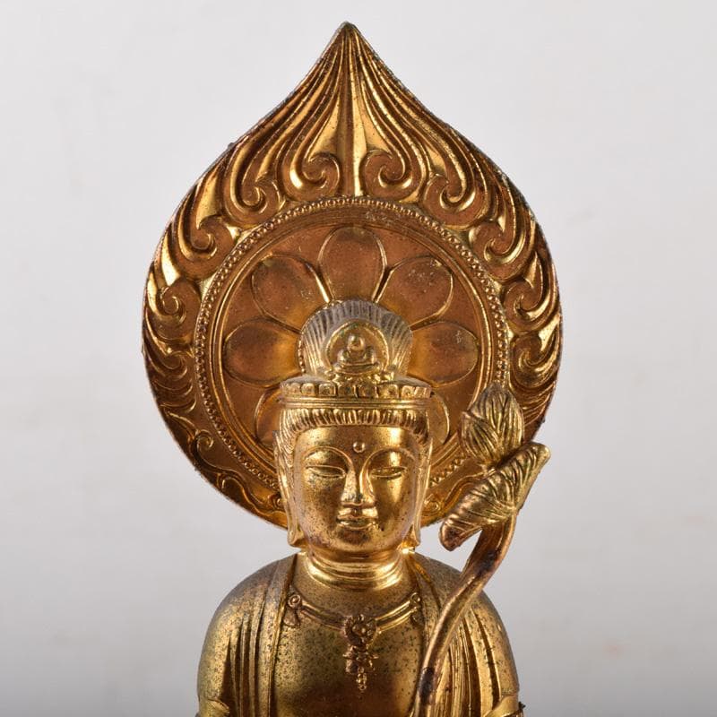 Bd-akioto　観音菩薩像　懐中仏　２体　観音開逗子付　V　7982