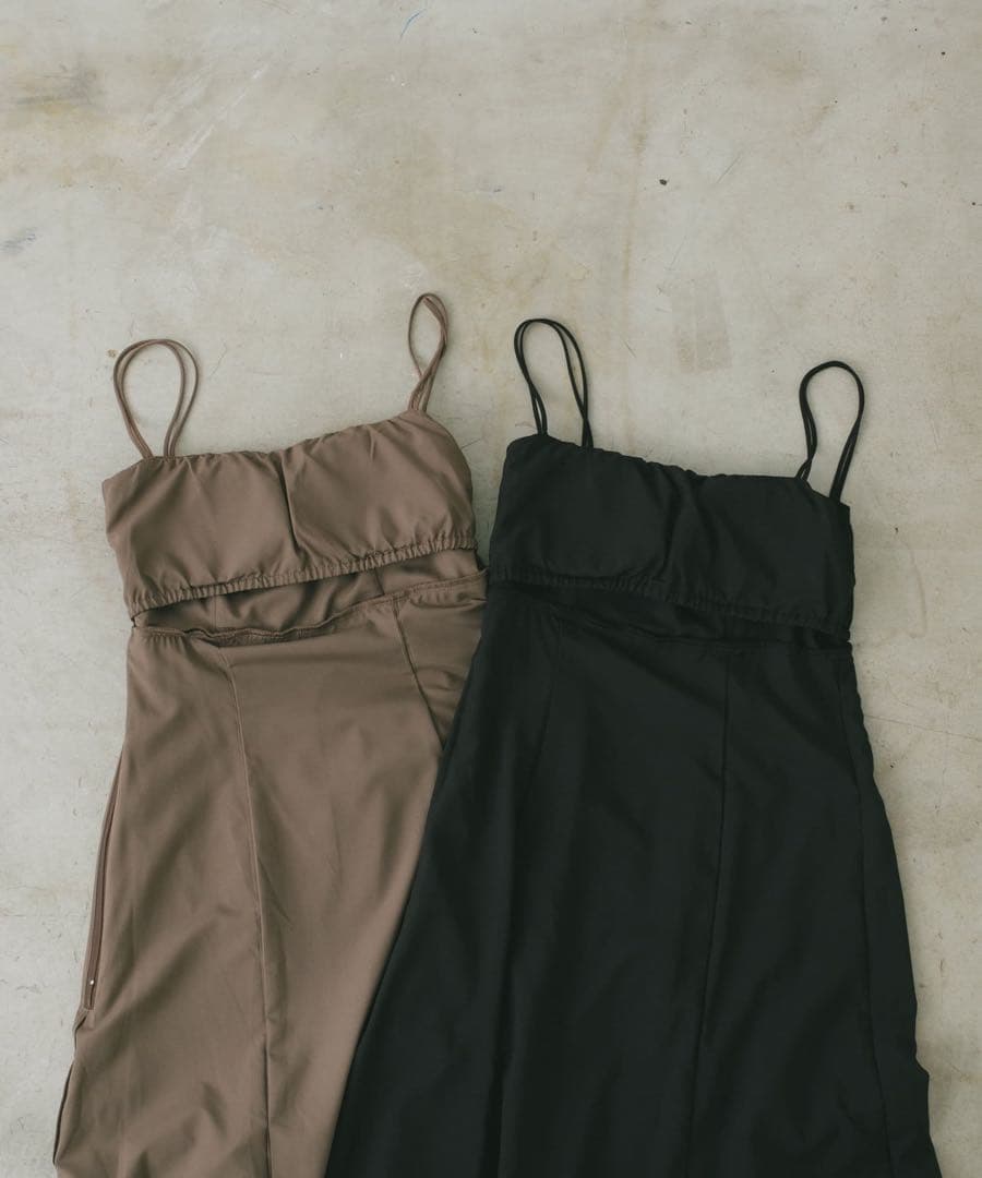 Kastane オケージョンドレス 結婚式 / チュールレイヤードベアドレス