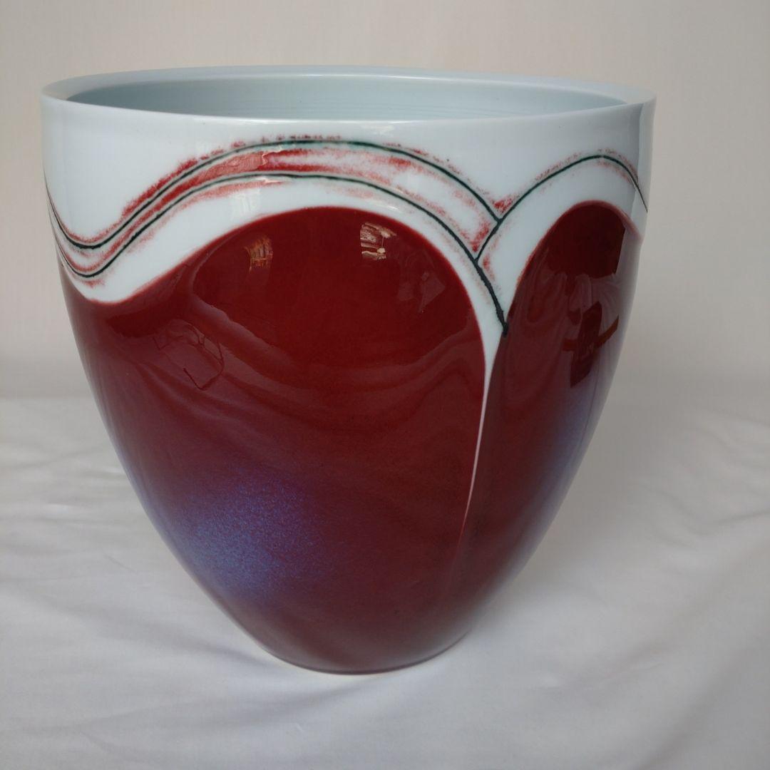 花器　花瓶　有田焼　馬場真一郎