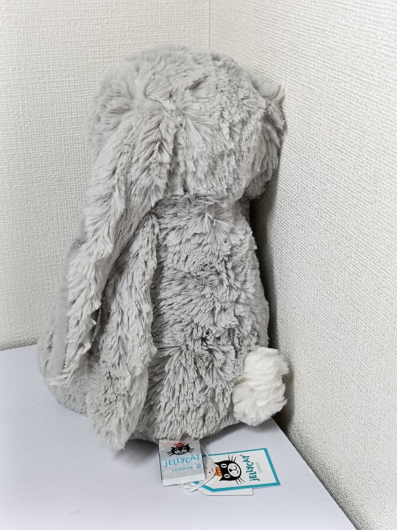 ジェリーキャットのバニーぬいぐるみ　タグ付き　うさぎ 耳に星