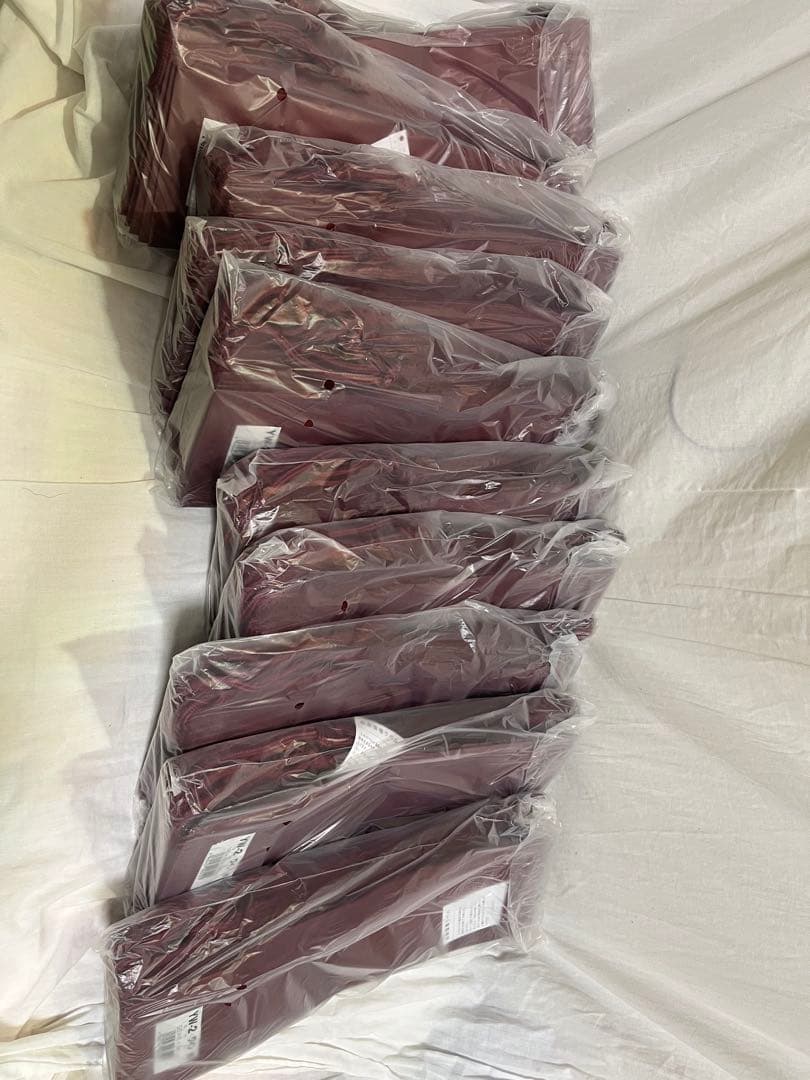 紙袋 100枚 セット 赤 贈答 プレゼント 手提袋 ボトル 新品 未使用