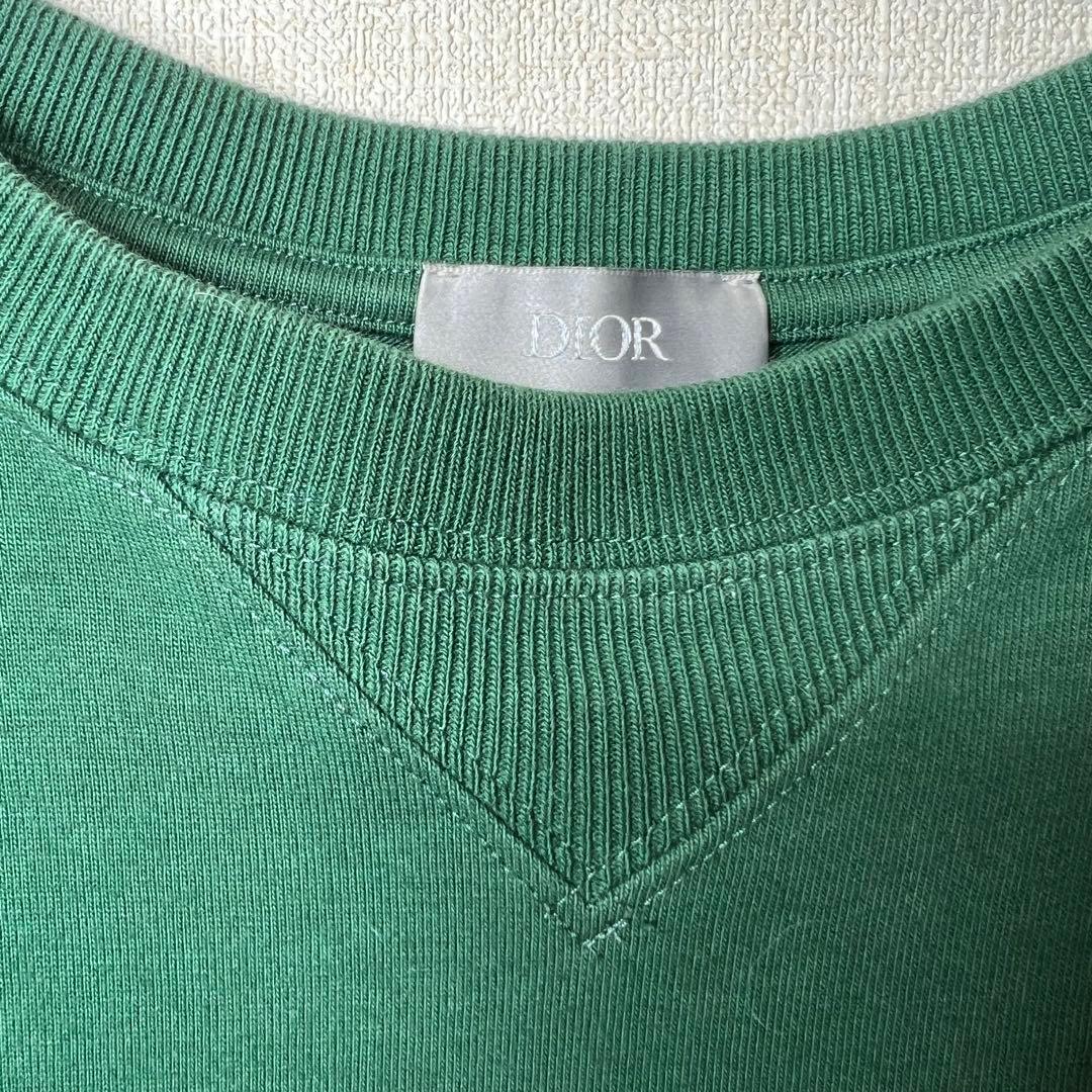 DIOR CDロゴ刺繍 Tシャツ ダークグリーン