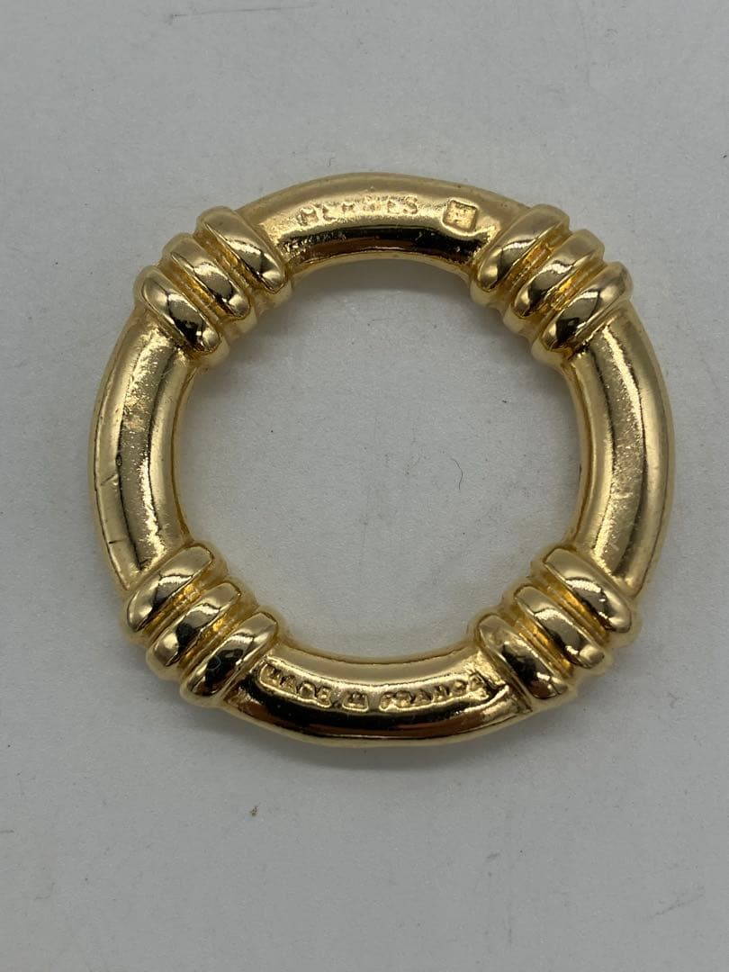 HERMES エルメス スカーフリング ブーエ ゴールド