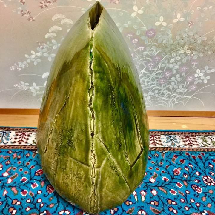 織部様式の＂陶芸 壺＂