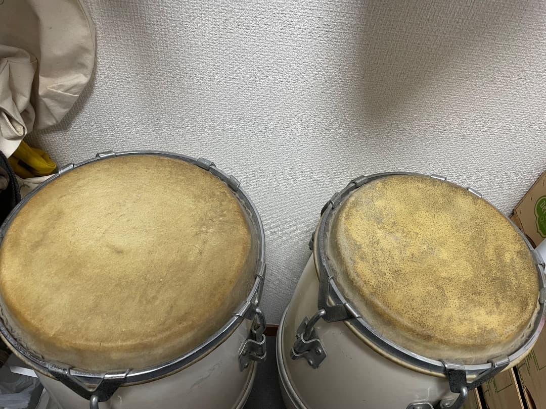 Fuji TONE コンガ 2台セット ホワイト