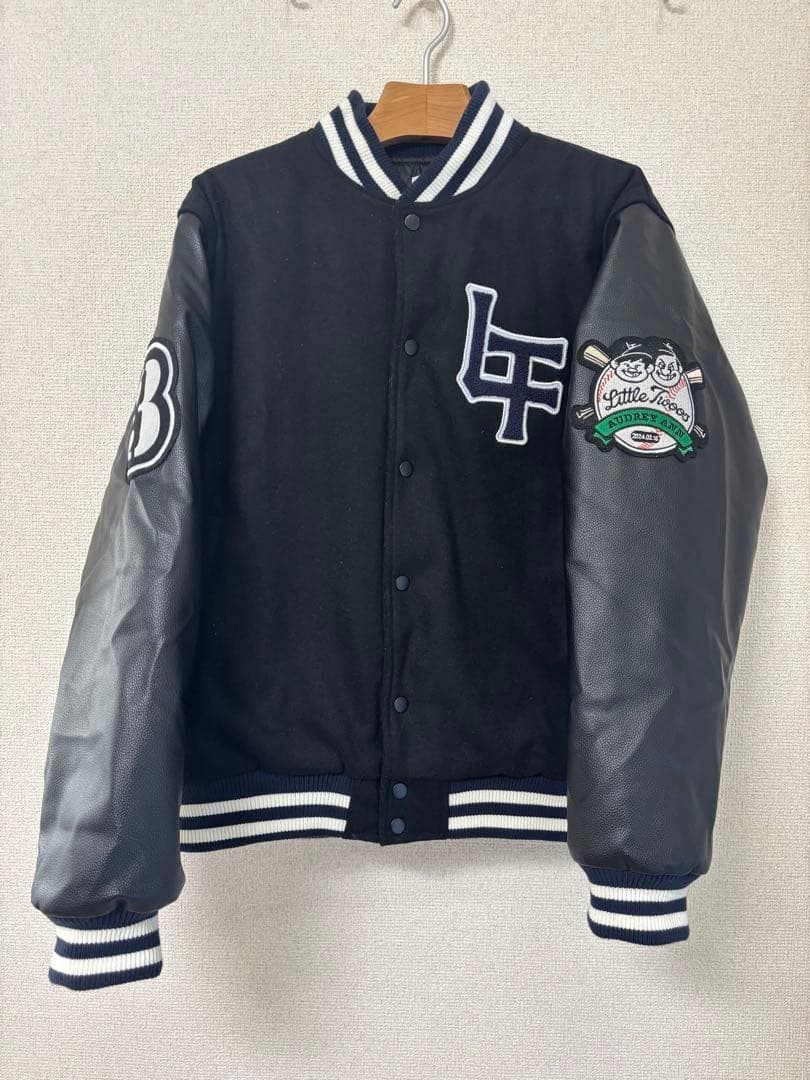 オードリーのオールナイトニッポンin東京ドーム　スタジャン 黒XL、ワッペン３つ