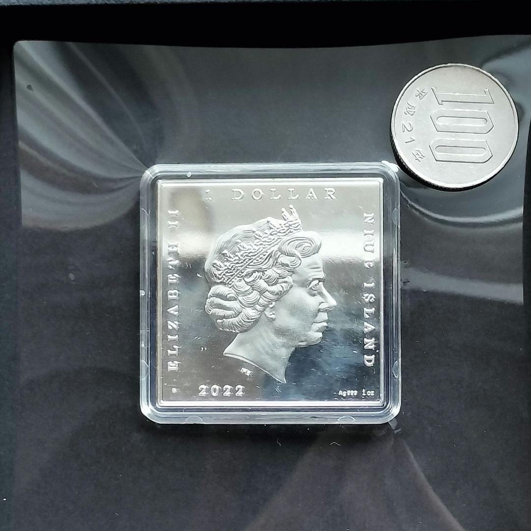 ゴッホ1ドル銀貨（ニウエ）ゴッホの寝室（世界絵画至宝シリーズ）