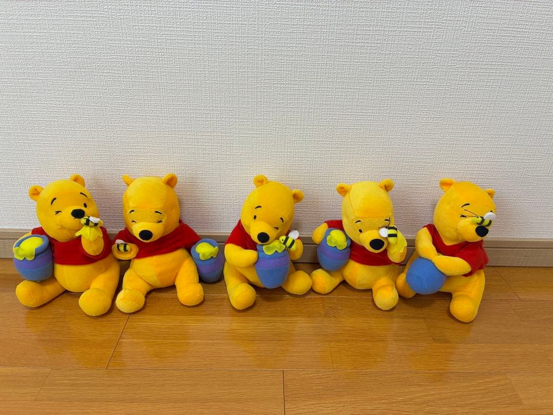 くまのプーさん ぬいぐるみ 5体セット