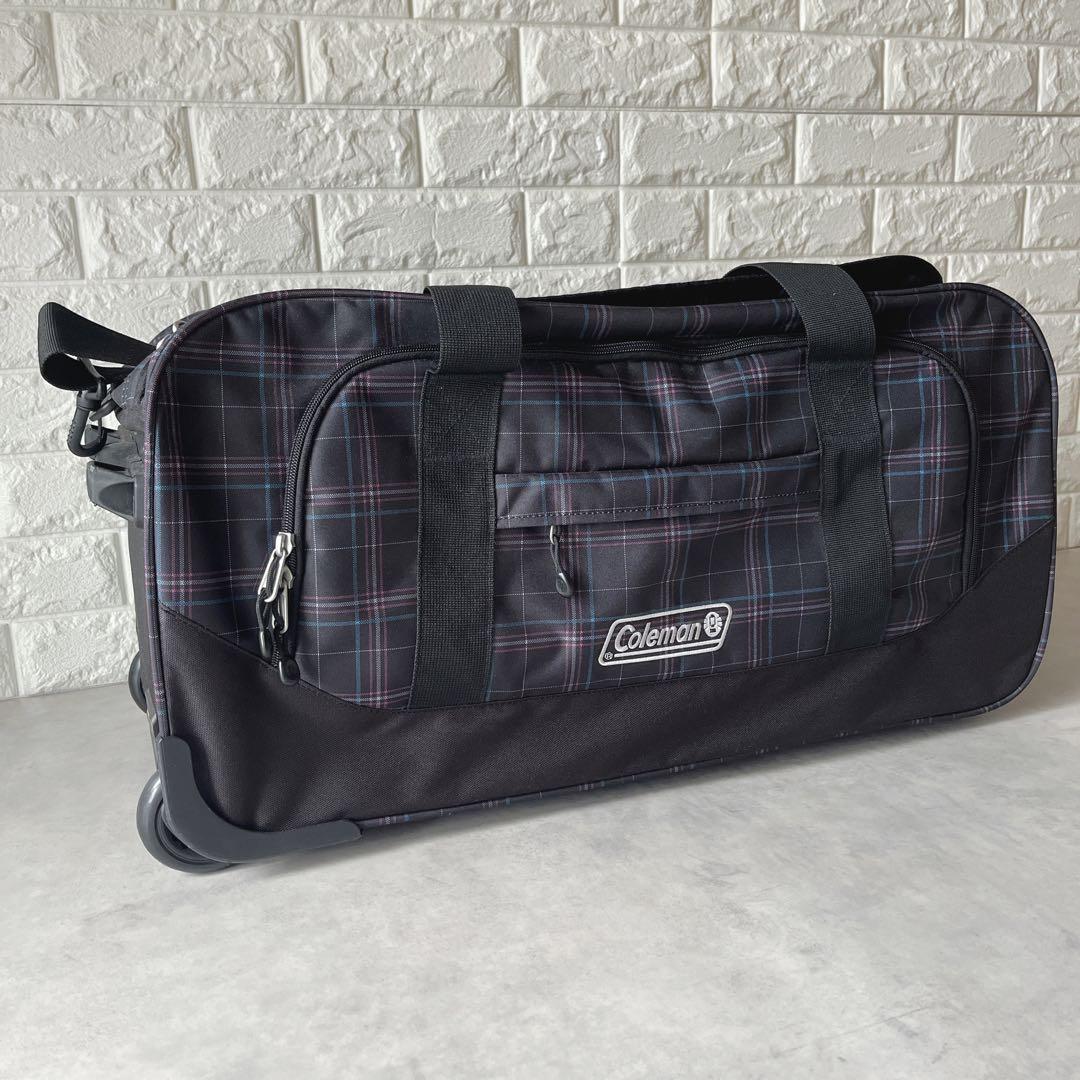 Coleman 70L ボストンキャリー キャスター付 南京錠 ショルダー付