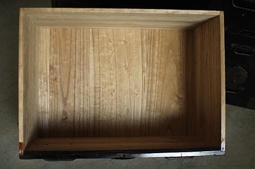 綺麗な丸金具庄内箪笥　抽斗4杯　タンス　収納　古家具　古民家　時代家具