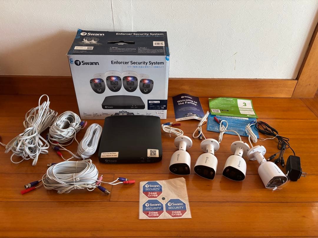 SWANN スワン 防犯カメラ 1080p 4台　SWDVK-446804SL