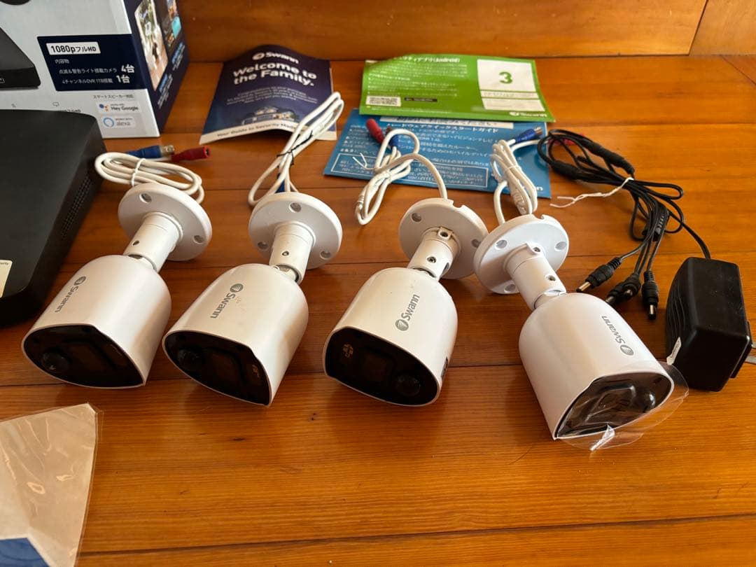 SWANN スワン 防犯カメラ 1080p 4台　SWDVK-446804SL