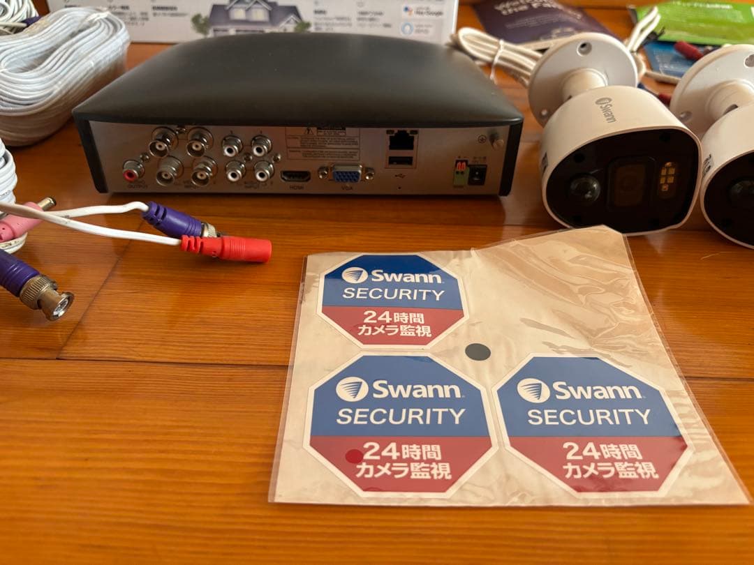 SWANN スワン 防犯カメラ 1080p 4台　SWDVK-446804SL
