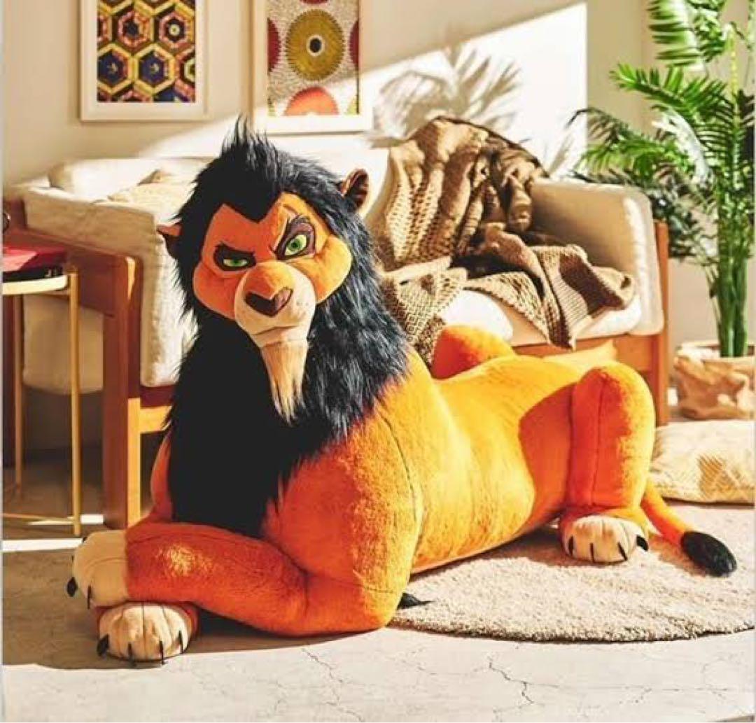 ディズニーストア ハピリクファクトリー スーパービッグぬいぐるみ スカー