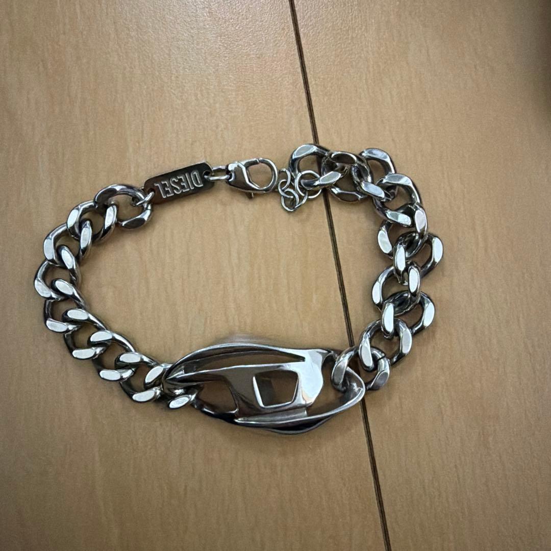 DIESEL チェーンブレスレット ステンレス