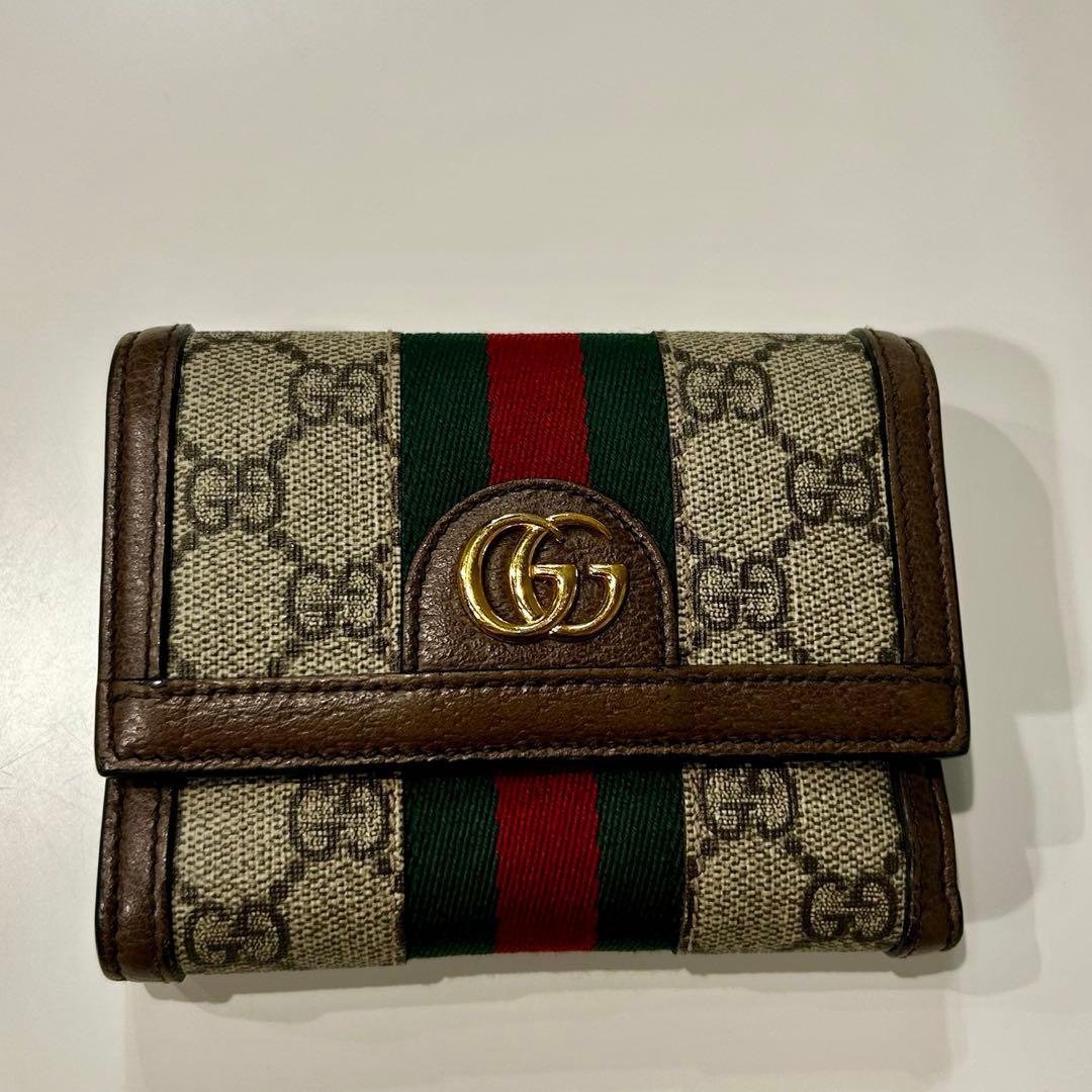 GUCCI オフィディア GG三つ折り財布
