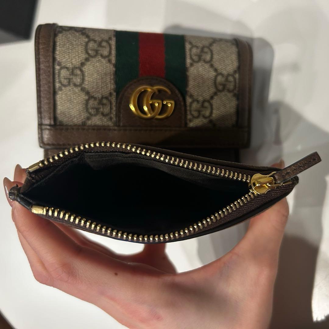 GUCCI オフィディア GG三つ折り財布