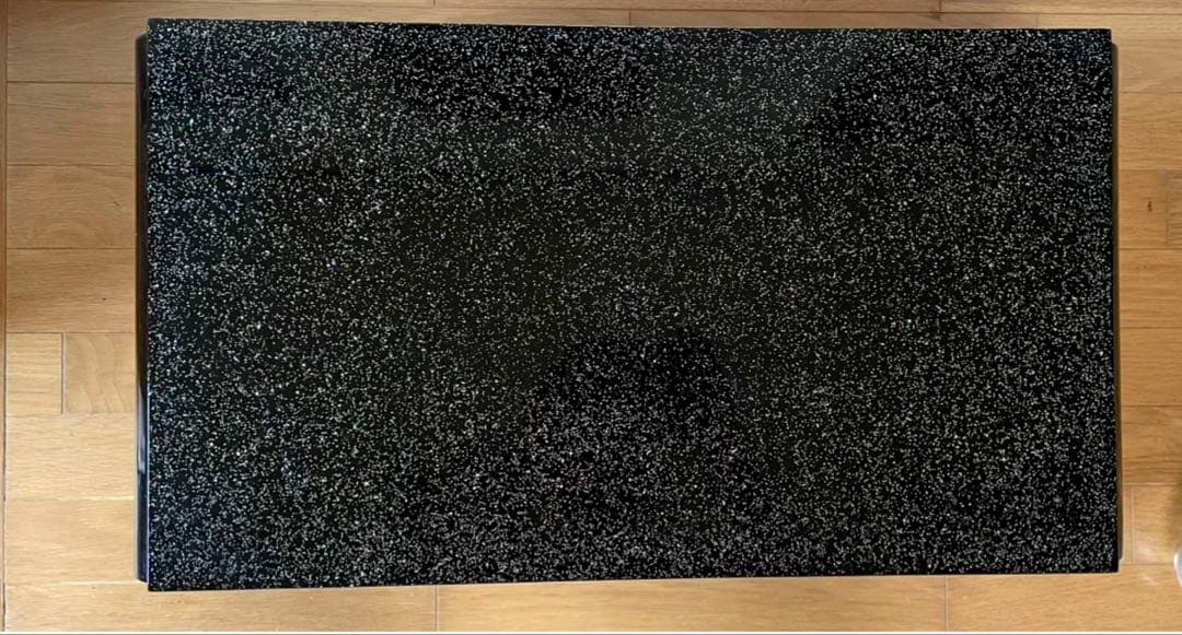 輪島塗 木製花台 青貝梨地黒漆（螺鈿入）