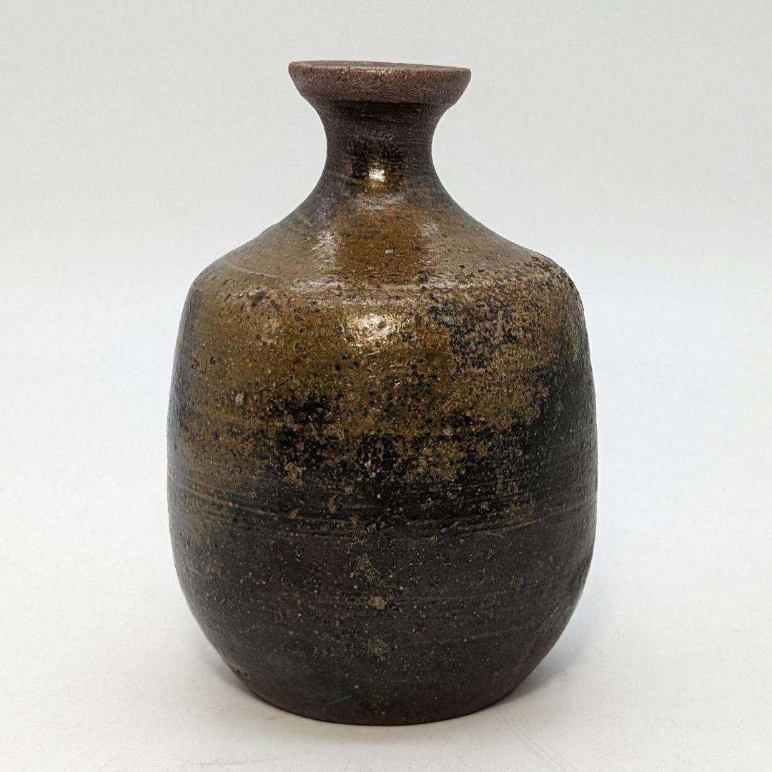 岡山県重要無形文化財 浦上善次 備前焼 徳利 共箱共布栞 とっくり 酒器 工芸品