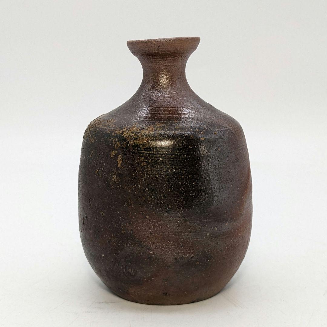 岡山県重要無形文化財 浦上善次 備前焼 徳利 共箱共布栞 とっくり 酒器 工芸品