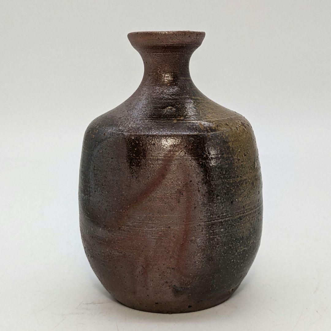 岡山県重要無形文化財 浦上善次 備前焼 徳利 共箱共布栞 とっくり 酒器 工芸品